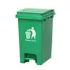 Bote de Basura con Pedal y Tapa Comercial Catering Tamaño Grande Cubo de Basura para Ranura Oficina Operado con el Pie Cubeta Doméstica