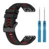 Adecuado para correa de silicona Jiaming fenix7X 7 7S pro Garmin Epix Pro 51 correa de muñeca de doble color