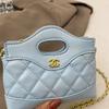 Bordado Lingge Nuevo Estilo Estilo Chanel Bolso de Mujer de Mano Cadena Bolso de Hombro Nicho de Alta Gama Retro Bolso Cruzado para Niños