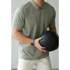 [Upf50+] Camiseta de Manga Corta con Media Cremallera 7A Antibacteriana de Seda Helada con Sensación Fresca para Hombre Polo para Exteriores Primavera y Verano 2026