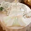 Ropa para Mascotas Elfo Verde Ropa para Perros Estilo Delgado Ropa para Gatitos Estilo Primavera y Verano Falda de Encaje Vestido de Boda Elfo