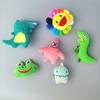 Broche con forma de cocodrilo y girasol, bonito y creativo, con forma de muñeca estereoscópica, para ropa, bolso, accesorios, suave y creativo, para mujer.