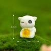 Fábrica direta girassol gatinho micro paisagem jardinagem acessórios bonito desenhos animados pequenos animais artesanato resina
