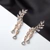 Moda coreana aretes con borlas estilo chino suministro aretes de circón puesto de mayoreo suministro aretes estilo fragante pequeño