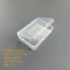 Caja Plástica Plana Rectangular Papel de Azúcar Papel de Arroz Glutinoso Caja de Empaque Caja de Piezas Caja para Componentes Electrónicos Caja de Tarjetas Caja Vacía en Stock