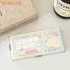 Os novos post-its de combinação em grade chegarão em breve na série romântica para decoração de diário, material básico, bloco de notas de papel.