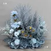 Novo Suporte de Chão para Flores de Casamento 50cm Flores Realistas Decoração de Casamento Arranjo de Flores Palco T Flores para Corredor Flores Artificiais de Casamento
