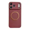 Adecuado para iPhone 18 Pro Max, funda de teléfono magnética de tela con tecnología de tacto suave, funda protectora anti-caídas de cobertura total para Apple 17