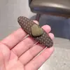 2026 Novo Estilo Franja Urso Grampo de Cabelo Acessório de Cabelo, Presilha Bb Coreana Estilo Chanel, Grampo de Cabelo de Lã de Alta Qualidade, Acessório de Cabeça