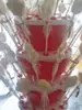 Soporte para Caramelo de Algodón Tanghulu Soporte de Caballete Torre de Papa Soporte para Caramelos Soporte de Exhibición de Molinillo Tanghulu Caramelo de Roca Tanghulu