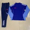 2406 Traje de Treino Meio-fechamento Placa Leve Traje Adulto Placa Leve Traje de Futebol Traje de Treino de Futebol Estampa Traje de Competição Esportiva