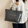 Bolso de Papel Dupont de Lujo Ligero para Mujer, Bolso de Mano Casual Versátil de Cuero Genuino de Color Sólido de Gran Capacidad, Bolsa Tote Impermeable