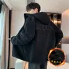 Chaqueta de Felpa de Lana de Cordero y Algodón para Hombre Otoño e Invierno Nuevo Estilo Abrigo de Invierno de Felpa Granulada Marca de Moda Chaqueta Engrosada con Relleno de Algodón