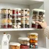 Caja de Almacenamiento de Especias de Múltiples Capas Caja de Especias de Anís y Pimienta Apilable Tarro Hermético Seco para Cocina Tarro de Almacenamiento para Refrigerador