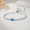 Pulsera Geométrica Minimalista Europea y Americana con Piedra de Nacimiento y Doce Piedras del Zodiaco, Lujo Ligero, Estilo Vintage de Gama Alta para Mujer, Venta al por Mayor Popular Transfronteriza