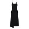 Vestido Largo para Mujer hasta el Tobillo, Aspecto Sexy Adelgazante Gris con Tirantes Falda Larga, Ropa de Verano para Mujeres Altas 175