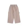 Pantalones Cargo para Niños Yuanbaoshe Colección Otoño 2026 Pantalones Sueltos Cómodos para Niños Mayores Pierna Recta Versátiles Pantalones Largos
