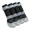 Zapatos Cruzados para Perros Impermeables Botas de Lluvia para Perros Medianos y Grandes Antideslizantes Resistentes al Desgaste para Exteriores de Tubo Alto Cubrepatas para Mascotas que No se Caen