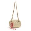 Bolso de Cadena Romboidal Brillante para Mujer 2025 Nuevo Moda Versátil Estilo Chanel Bolso de Hombro Casual Sencillo Bolso Cuadrado Pequeño