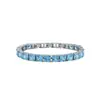 Pulseira Personalizada de Zircônia Cúbica Colorida Aço Inoxidável 316 Pulseira Tennis Design de Nicho Joia de Mão Venda Direta da Fábrica