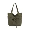 Bolsa de Hombro Transfronteriza para Mujer Ligera de Moda Versátil para Viajes Cotidianos Bolso de Tela de un Solo Hombro Gran Capacidad Bolso de Mano para Estudiante