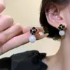 925 prata brincos de agulha barraca mercado noturno fornecimento Coreia do Sul moda nova elegante Internet celebridade atacado hot ear joias