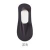 Calcetines de Barco de Seda de Hielo para Hombre Verano Delgados Antideslizantes Silicona No se Caen Fondo de Algodón Puro Boca Baja Calcetines Invisibles Anti-Top