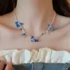 Moderna Entrada de Lujo Collar de Vacaciones junto al Mar Verano Personalizado Temperamento Cadena para Clavícula Nicho de Alta Gama Delicado Collar para Mujeres
