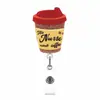 Clip de Insignia Acrílico Giratorio Retráctil, Portainsignias de Taza de Café de Extracción Fácil, Parche de Identificación, 36 Pinzas de Cocodrilo para Frascos de Medicina