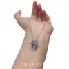 O Popular Colar de Glicínias Monet do Xiaohongshu é Claro e Delicado, Luxuoso, de Alta Qualidade, Design de Nicho, Corrente para Clavícula para Mulheres