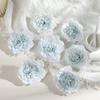 R 10cm Flor de Peônia Flor Artificial Cabeça de Flor Acessórios de Cabelo DIY Flor de Seda Flor Falsa Materiais para Joias Artesanais