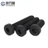 Tornillos de Acero Inoxidable 304 Negro con Cabeza Hexagonal Baja y Extensión Din7984 M2M3M4M5M6M8