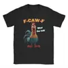 Camiseta Vintage Verano Pollo Divertido F-Caw-F ¿Qué es un Helicóptero Humor Avícola Camiseta Casual, Camiseta de Algodón