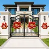Pegatinas de Personajes Doble Felicidad 3D para Decoración de Habitación de Boda, Personaje Doble Felicidad Rojo Creativo para Puerta de Entrada, Puerta Principal y Ventanas, Decoración de Boda Personaje Doble Felicidad 5D