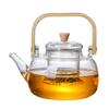 Tetera al por mayor para preparar té alrededor de la estufa, Tetera de vidrio con asa, Gran capacidad, Engrosada y resistente al calor, Juego de té Kung Fu