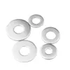 Arandela Plana de Metal Zincado Blanco Arandela Plana para Juntas Tornillo Perno Junta Arandela Plana M2M3M4M5-M12