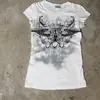 Nueva Tendencia Manga Corta Estampado Geométrico de Letras Cuello Redondo Manga Corta Verano y Otoño Estilo Hip-Hop Urbano Transfronterizo