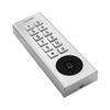 Suministro Directo de Fábrica Carcasa de Aleación de Zinc Versión Estrecha Teclado Físico con Pantalla de Luz LED Multicolor Control de Acceso con Timbre Máquina Todo en Uno