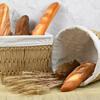 Cesto de Pão Europeu Forrado em Algodão Cesto de Pão Tecido em Corda de Papel Cesto de Armazenamento Tecido à Mão Cesto Criativo de Lanches para Mesa