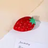 Presilha de Cabelo Estilo Transfronteiriço Frutas Frescas Outono e Inverno para Meninas, Presilha de Tubarão com Textura Diferente para Cabelo Semi-Preso, Acessório de Cabelo
