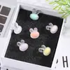 Suministro directo de fábrica 16 mm color interior mate cabeza de conejo material DIY cadena para teléfono móvil tocado accesorios de joyería acrílica