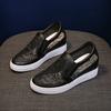 Zapatos Elevadores Internos Nueva Colección Primavera Verano 2024 Malla de Encaje con Pedrería Calzado con Cuña para el Pie Zapatos para Mujer