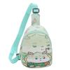 2024 Nova bolsa infantil Ins coreano primavera e verão saco peito dos desenhos animados para meninos e meninas leve moda viagem crossbody mochila