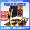 Caixa Popular de Conjunto de Cartas de Adivinhação Tk Classic para Iniciantes, Cartas de Tarô com Estampagem Dourada, Cartas a Laser Personalizadas para Jogos de Tabuleiro Transfronteiriços