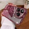 Adecuado para Funda de Teléfono Móvil Apple 18Promax Arena Movediza Mariposa de Ensueño Iphone17 Polvo Brillante Tridimensional 16 Cubierta Protectora Anticaídas
