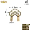 Gancho para Colgar Placa Colgante Clásica China Gancho para Placa Antigua Gancho de Cobre Puro Gancho Antiguo Accesorios de Conexión Decorativos para Caligrafía y Pintura Cyj020