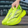 Zapatos Deportivos Transpirables de Malla para Hombre, Primavera, Amortiguadores de Impacto, para Correr, Prueba Física de Estudiantes, Dedicados a Carreras, Antivuelco, Zapatos para Hombre