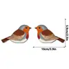 Mz1051-1080 Pegatinas de Esquina de Pájaros y Palomas de Madera Transfronterizas para Puertas y Ventanas del Hogar, Pegatinas de Pared Decorativas de Animales