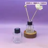 Frasco de Aromaterapia Frasco Vazio Alto Valor de Cor Frasco de Fragrância 100ml Cilíndrico Frasco de Vidro para Óleo Essencial Fragrância Frasco de Perfume Vazio