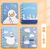 Cuaderno Pequeño de Espiral A7 Lindo Súper Lindo Mini Bloc de Notas Portátil Bolsillo de Solapa Portátil Pantalones Cuaderno Pequeño Espiral Estilo Pintura al Óleo